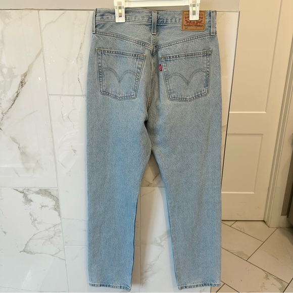 Levi’s 501 Ripped High Waist Straight Leg Jeans - Picture 5 of 7
